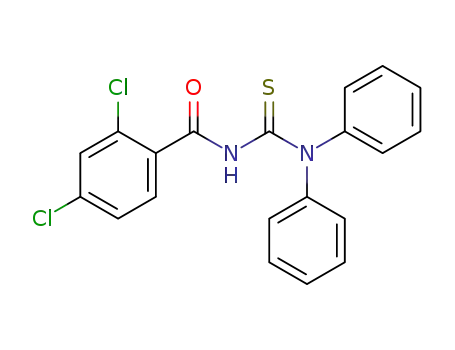 3,3-diphenyl-1-(2,4-dichlorobenzoyl)thiourea