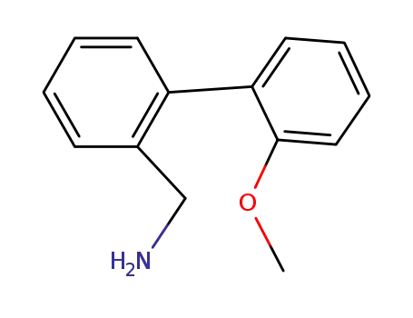 Molecular Structure of 292151-99-6 ((2'-METHOXY[1,1'-BIPHENYL]-2-YL)METHANAMINE)