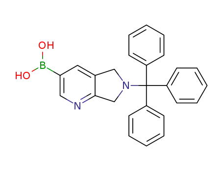 (6-trityl-6,7-dihydro-5H-pyrrolo[3,4-b]pyridin-3-yl)boronic acid
