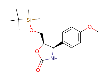 (4R,5R)-5-(((tert-butyldimethylsilyl)oxy)methyl)-4-(4-methoxyphenyl)oxazolidin-2-one