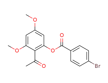 2-acetyl-3,5-dimethoxyphenyl-4-bromobenzoate