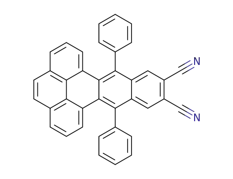 11,12-dicyano-9,14-diphenyl-dibenzo[de,qr]tetracene