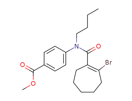 methyl 4-(2-bromo-N-butylcyclohept-1-ene-1-carboxamido)benzoate