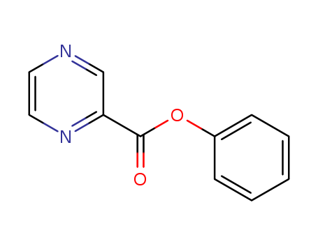Pyrazinecarboxylic acid, phenyl ester