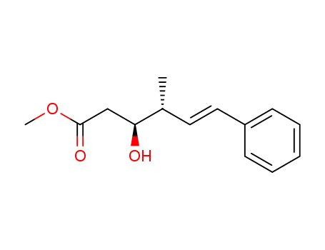 (3S,4R,E)-methyl 3-hydroxy-4-methyl-6-phenylhex-5-enoate