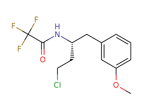 (R)-N-(4-chloro-1-(3-methoxyphenyl)butan-2-yl)-2,2,2-trifluoroacetamide