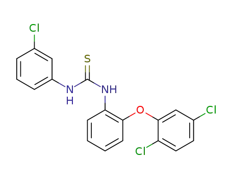 1-(3-chlorophenyl)-3-(2-(2,5-dichlorophenoxy)phenyl)thiourea