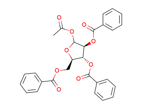 (3S,4R,5R)-2-acetoxy-5-((benzoyloxy)methyl)tetrahydrofuran-3,4-diyl dibenzoate