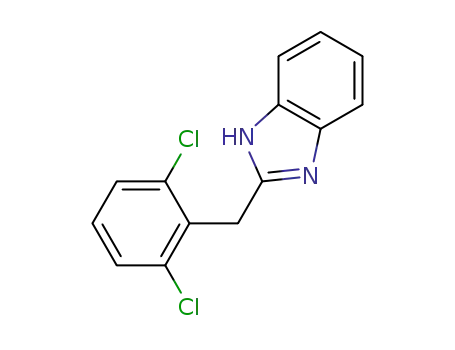 Molecular Structure of 743451-08-3 (2-(2,6-dichlorobenzyl)-1H-benzo[d]imidazole)