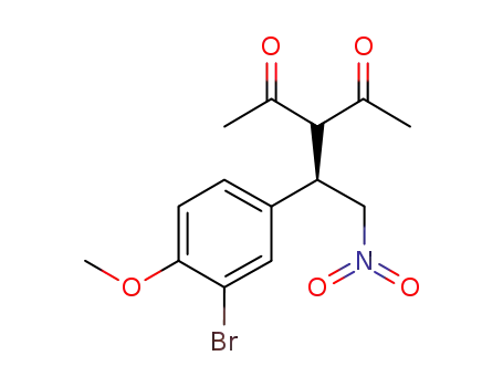 (R)-3-(1-(3-bromo-4-methoxyphenyl)-2-nitroethyl) pentane-2,4-dione