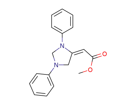 (E)-methyl 2-(1,3-diphenylimidazolidin-4-ylidene)acetate