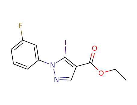ethyl 5-iodo-1-(3-fluorophenyl)-1H-pyrazole-4-carboxylate