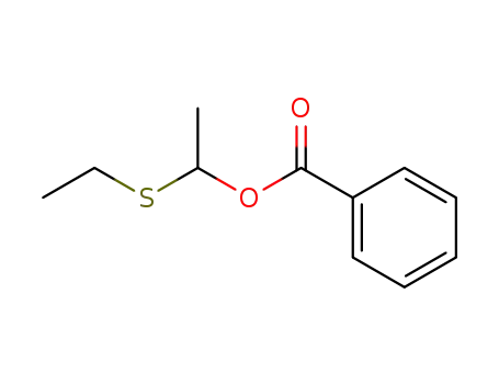Molecular Structure of 91970-36-4 (1-(ethylthio)ethyl benzoate)