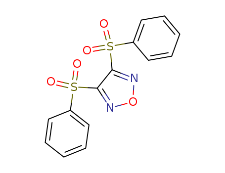 1,2,5-Oxadiazole, 3,4-bis(phenylsulfonyl)-(98384-57-7)