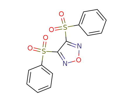 1,2,5-Oxadiazole, 3,4-bis(phenylsulfonyl)-