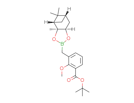 2-methoxy-3-(2,9,9-trimethyl-3,5-dioxa-4-bora-tricyclo[6.1.1.0<sup>2,6</sup>]dec-4-ylmethyl)-benzoic acid tert-butyl ester