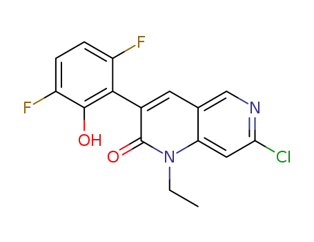 C<sub>16</sub>H<sub>11</sub>ClF<sub>2</sub>N<sub>2</sub>O<sub>2</sub>