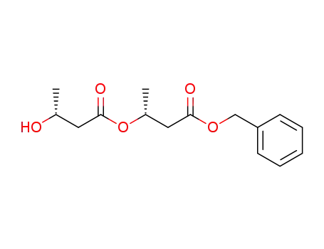 Butanoic acid, 3-hydroxy-,
(1R)-1-methyl-3-oxo-3-(phenylmethoxy)propyl ester, (3R)-