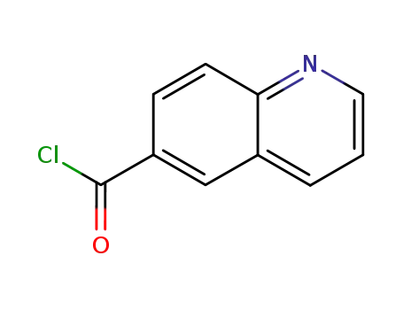 Molecular Structure of 72369-87-0 (6-Quinolinecarbonyl chloride)