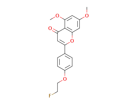2-(4-(2-fluoroethoxy)phenyl)-5,7-dimethoxychromen-4-one