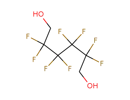 Molecular Structure of 355-74-8 (2,2,3,3,4,4,5,5-OCTAFLUORO-1,6-HEXANEDIOL)
