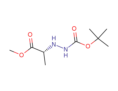 Hydrazinecarboxylic acid, 2-(2-methoxy-1-methyl-2-oxoethyl)-, 1,1-dimethylethyl ester, (R)-