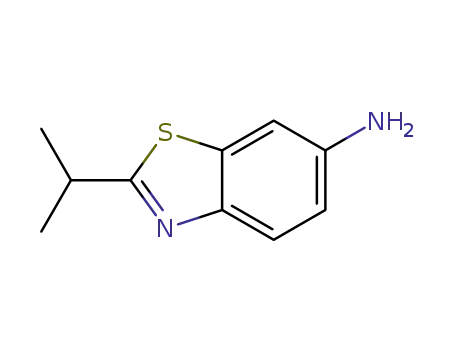 Molecular Structure of 42517-23-7 (6-Benzothiazolamine,2-(1-methylethyl)-(9CI))