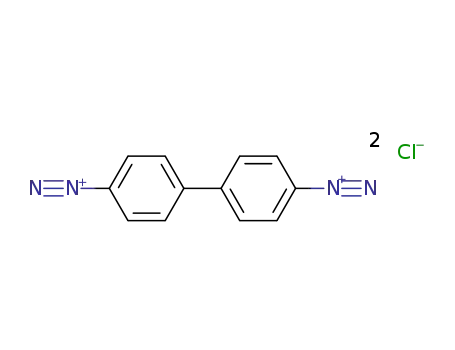 Molecular Structure of 3019-12-3 ([1,1'-Biphenyl]-4,4'-bis(diazonium),chloride (1:2))