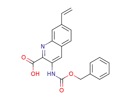 3-{[(benzyloxy)carbonyl]amino}-7-vinylquinoline-2-carboxylic acid