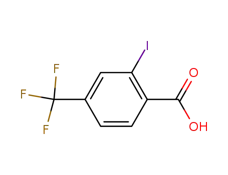 Molecular Structure of 54507-44-7 (2-IODO-4-TRIFLUOROMETHYL-BENZOIC ACID)