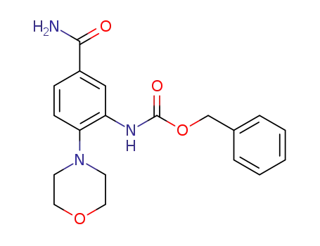 benzyl N-(5-carbamoyl-2-morpholinophenyl)carbamate