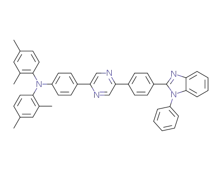 N-(2,4-dimethylphenyl)-2,4-dimethyl-N-(4-(5-(4-(1-phenyl-1H-benzo[d]imidazol-2-yl)phenyl)pyrazin-2-yl)phenyl)aniline