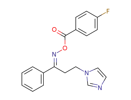 (E)-3-(1H-imidazol-1-yl)-1-phenylpropan-1-one O-4-fluorobenzoyl oxime