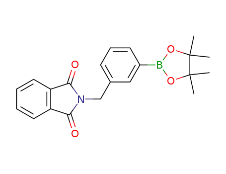 Molecular Structure of 214360-75-5 ((3-PHTHALIMIDOMETHYLPHENYL)BORONIC ACID PINACOL ESTER)