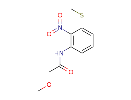 2-methoxy-N-[3-(methylthio)-2-nitrophenyl]acetamide