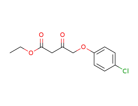 Molecular Structure of 97900-77-1 (Butanoic acid, 4-(4-chlorophenoxy)-3-oxo-, ethyl ester)