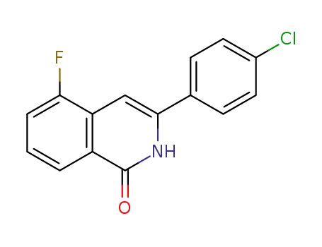 3-(4-chlorophenyl)-5-fluoroisoquinolin-1(2H)-one