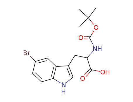 2-[(tert-butoxycarbonyl)amino]-3-(5-bromo-1H-indol-3-yl)propanoic acid