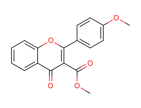 4H-1-Benzopyran-3-carboxylic acid, 2-(4-methoxyphenyl)-4-oxo-,
methyl ester