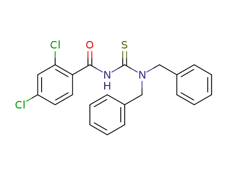 N,N-dibenzyl-N'-(2,4-dichlorobenzoyl)thiourea
