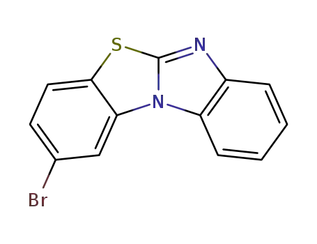 Molecular Structure of 1611489-35-0 (2-bromobenzo[d]benzo[4,5]imidazo[2,1-b]thiazole)