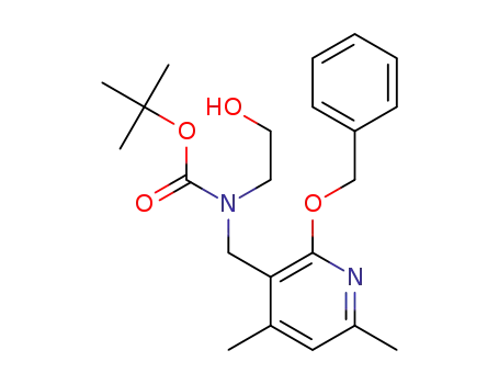 tert-butyl ((2-(benzyloxy)-4,6-dimethylpyridin-3-yl)methyl)(2-hydroxyethyl)carbamate