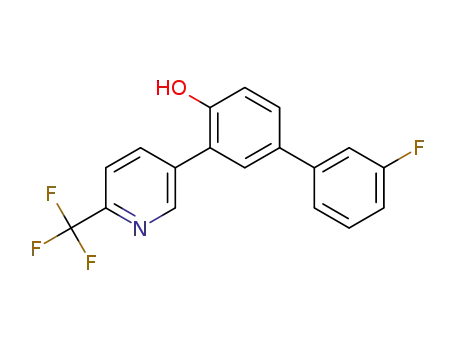 3'-fluoro-3-(6-(trifluoromethyl)pyridin-3-yl)-[1,1'-biphenyl]-4-ol
