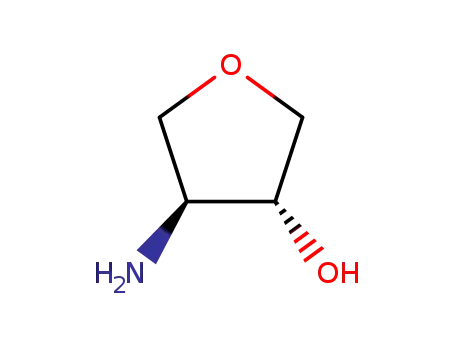 Molecular Structure of 190792-70-2 (3-Furanol,4-aminotetrahydro-,(3R,4S)-(9CI))