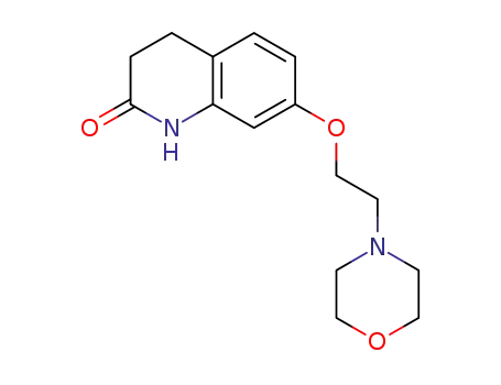 Molecular Structure of 1609210-11-8 (7-(2-morpholinoethoxy)-3,4-dihydroquinolin-2(1H)-one)