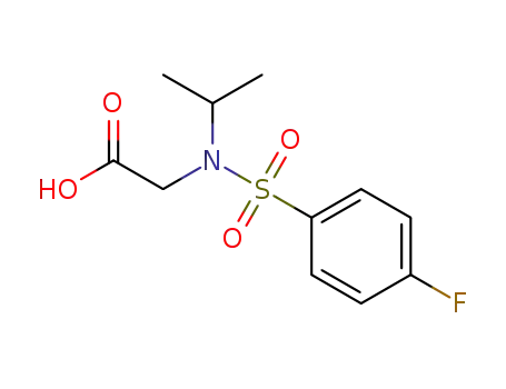 [(4-fluorobenzenesulfonyl)(isopropyl)amino]acetic acid