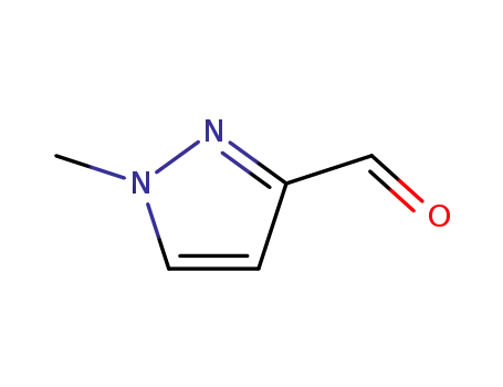 Molecular Structure of 27258-32-8 (1-Methyl-1H-pyrazole-3-carbaldehyde)