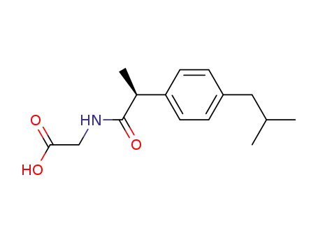 Glycine, N-[(2S)-2-[4-(2-methylpropyl)phenyl]-1-oxopropyl]-