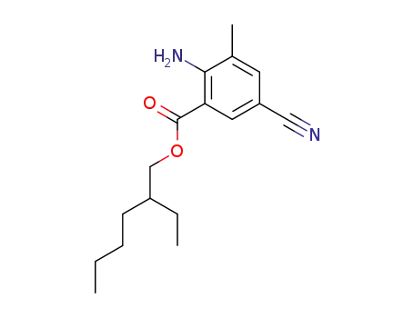 2-ethylhexyl 2-amino-5-cyano-3-methylbenzoate