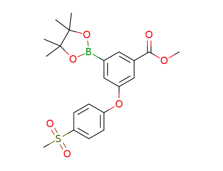 Methyl 3-(4-Methanesulfonylphenoxy)-5-(tetraMethyl-
1,3,2-dioxaborolan-2-yl)benzoate